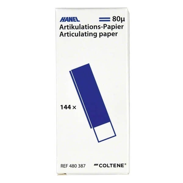 Articulating occlusion paper different shapes Hanel