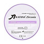 Katana ZR STML Zirconia Discs: Zirconia Ceramic Discs (Super Translucent)