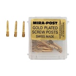 Mira-Post: Gold Plated Intraradicular Bolt (12 pcs)