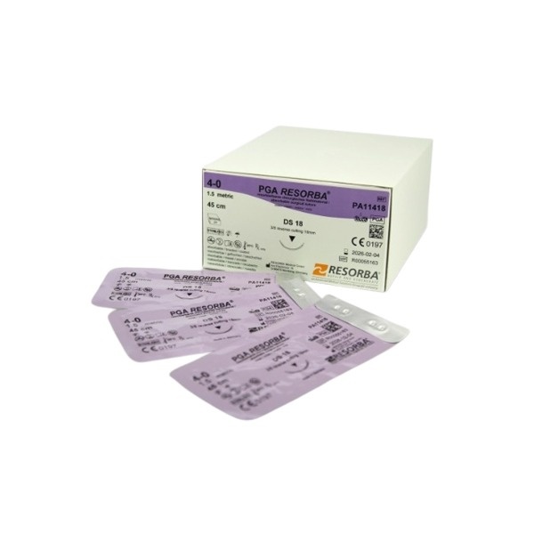 PGA Resorba: Medium Resorption Suture Violet
