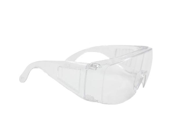 Clear anti-fogging goggles