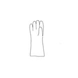 Sandblasting gloves (1 pc)