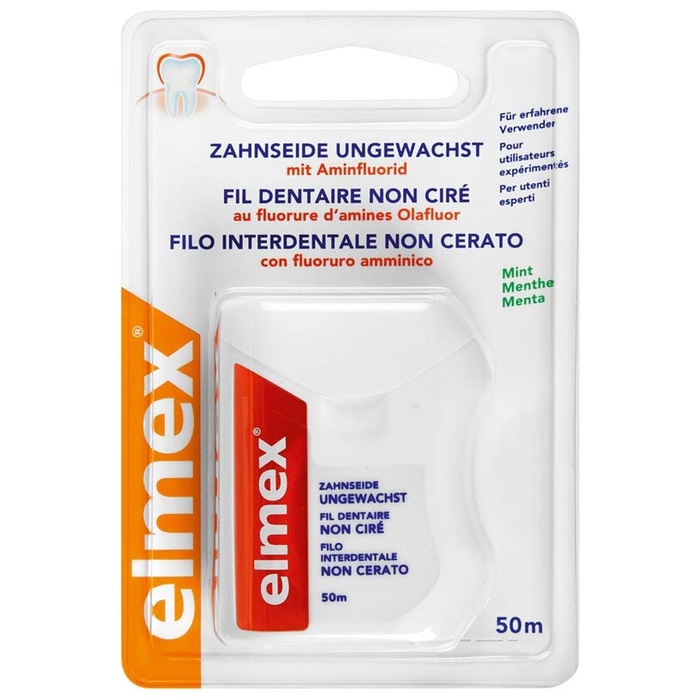 Elmex Dental Floss with Dispenser, 50 m