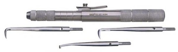 Type 'A' Crown Extraction Instrument with 3 Interchangeable Tips