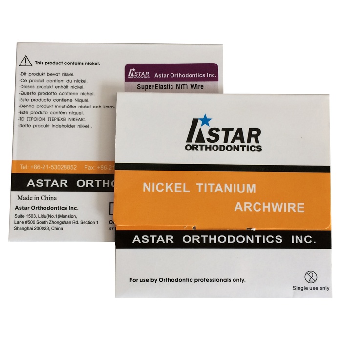 Natural Aesthetic NiTi Orthodontic Archwires, 5 Pieces