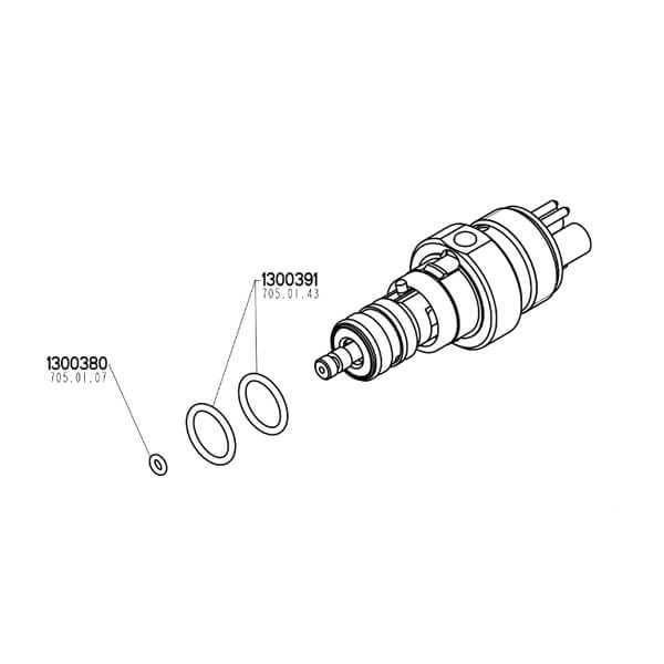 Small O-Ring for Unifix Rotary Instruments (10 pcs)