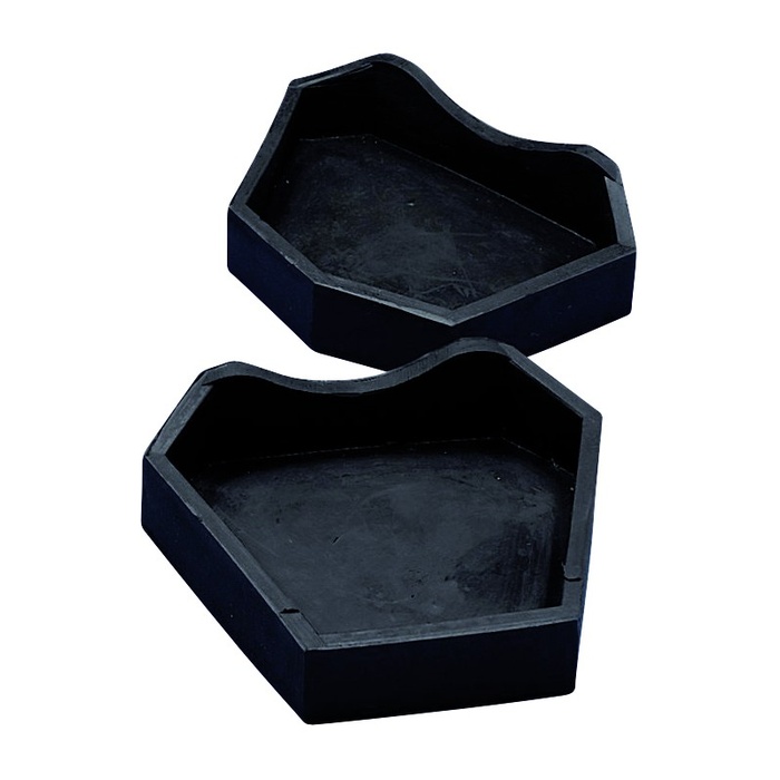 Rubber sockets for dental plaster models