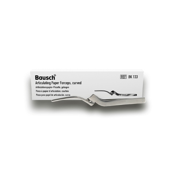 Curved Clamp for Articulating Paper - Precision Dental Tweezers