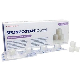SPONGOSTAN Hemostatická Špongia 24 Ks pre Zubnú Chirurgiu