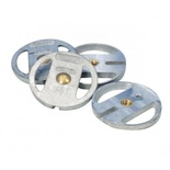 Zinc Mounting Platinum for Dental Articulators – 2 Units