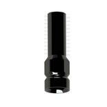 Calcinable single abutment implants external connection wide platform