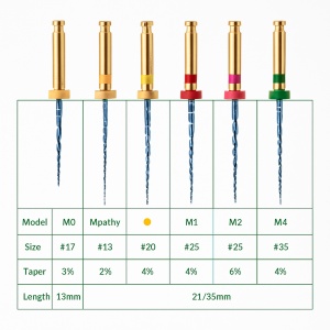 MR3 Heat Activated NiTi Endodontic Files Set