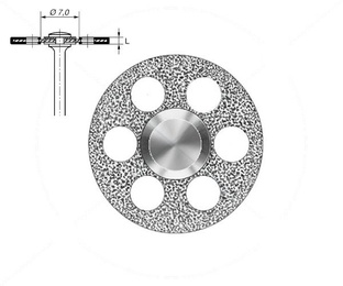 Disc diamant 918PB.104 pentru laborator dentar, tăiere precisă