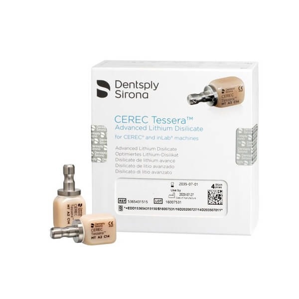 Cerec Tessera Lithium Disilicate Blocks for Precision Dental Restorations