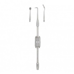Extractor de ponts i corones d'acer inoxidable de 16,5 cm
