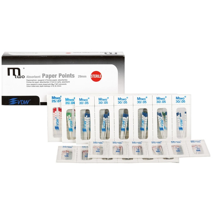 Mtwo Paper Tips for Endodontics