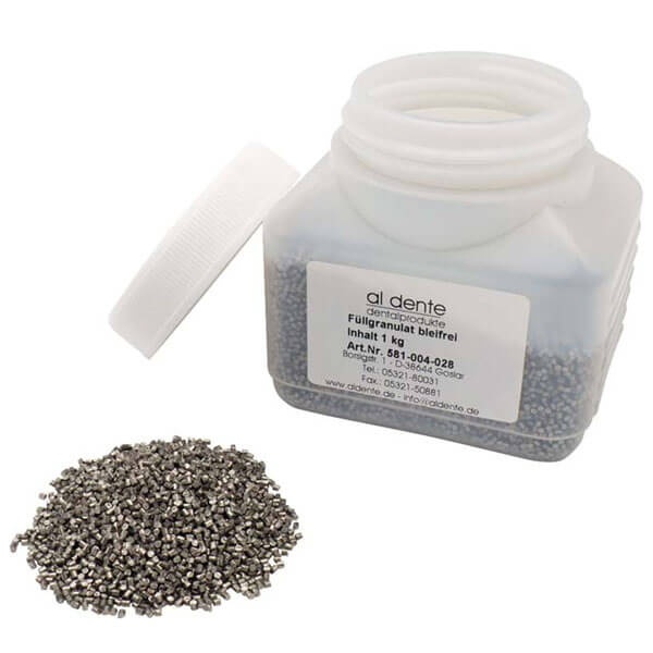 V2A Stainless Steel Grain Filler for Dental Models 1 kg