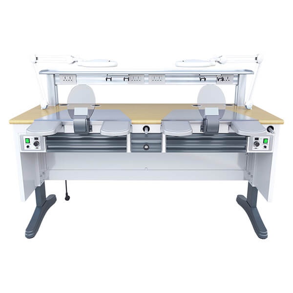 Steel Workstation with 2 Stations