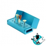 Empty RA Bur Holder with 12 Holes for Dental Burs