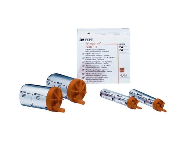 Permadyne Penta H Orange Polyether Impression Material 2 Base x 300ml + 2 Catalyst x 60ml