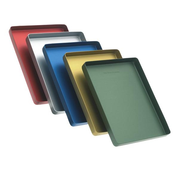 Sterilizable Aluminum Dental Trays 284x184x17mm for Clinics and Labs
