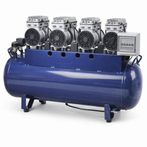 Oil-Free Low Noise Dental Air Compressor for Clinics
