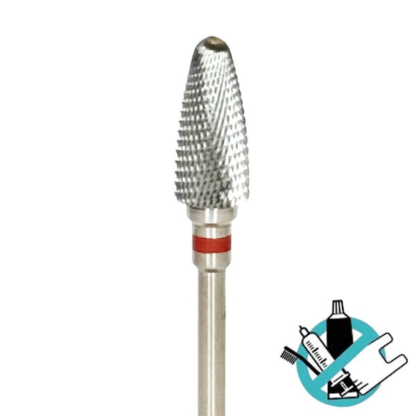 Tungsten Carbide PM Cross-Cut Rugby Ball Bur - (1 unit)