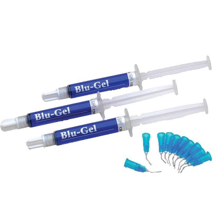 BLU-GEL Dental Etching Acid Syringes 3 x 4.7g