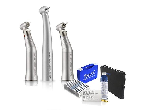 UCM Advanced Student Kit with 2 Contra-Angles, Turbine, and Coupling