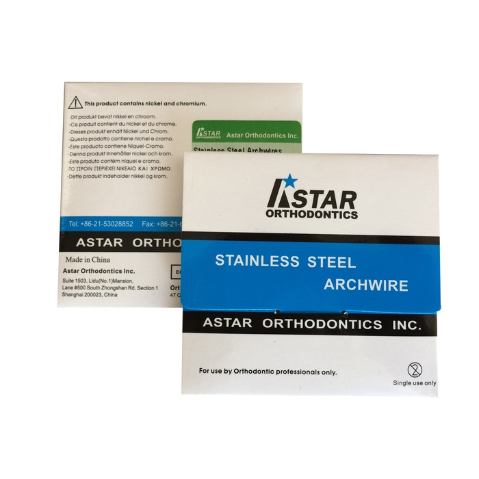 Aesthetic Round Steel Archwires Europe II - 5 Pieces