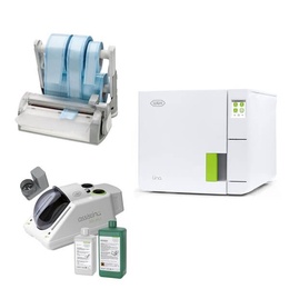 Kit de stérilisation et d'entretien pour cabinets dentaires et laboratoires