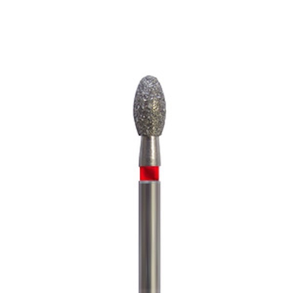 833.FG - Rugby Ball Shaped Diamond Burr for Turbine (5 pcs. - 4,2mm)