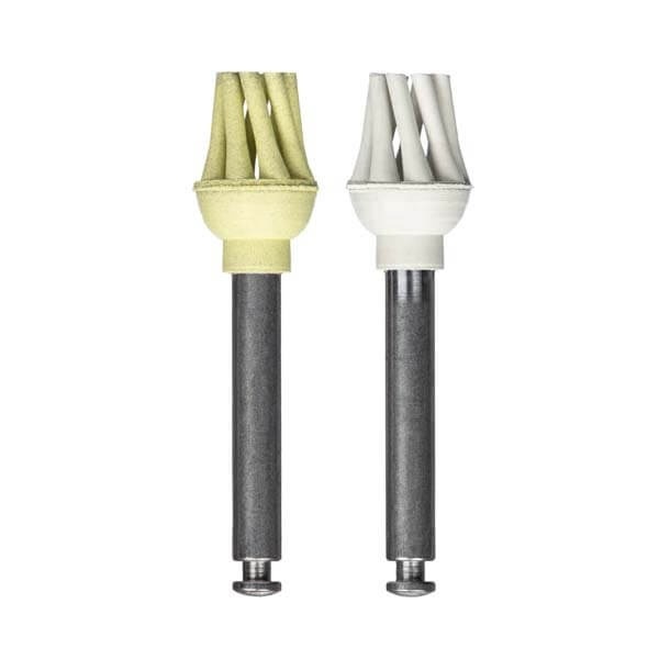 Jiffy Natural Composite: Spiral Wheel Polishers (3 pcs)