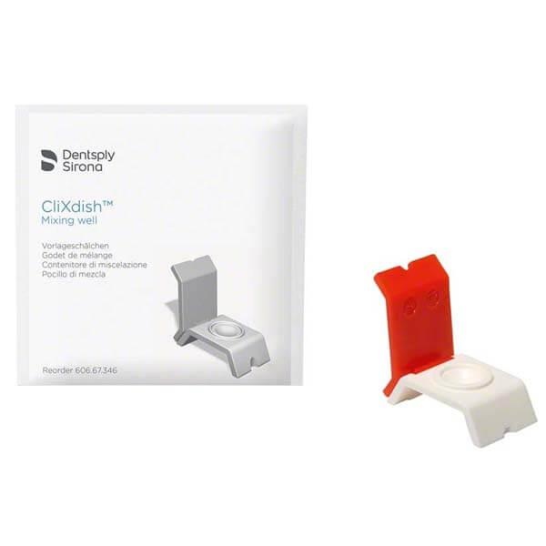 Clixdish Adhesive Mixing Container for Dental Composite Applications