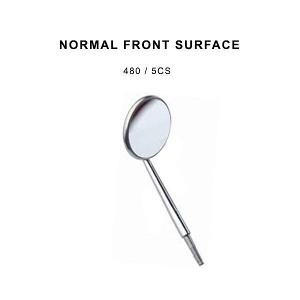 Flat Dental Mirror No. 5 with Cone Socket, Pack of 12