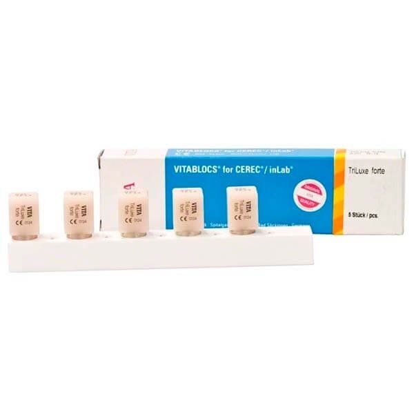 Vitablocs TriLuxe Forte: Ceramic Blocks for Aesthetic Restorations (5 units)