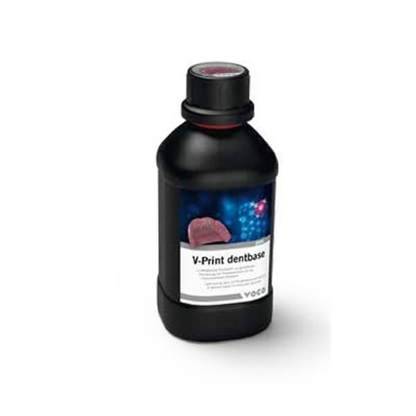 V-Print Dentbase: Light-curing Resin for Removable Prosthetic Bases (1 kg)