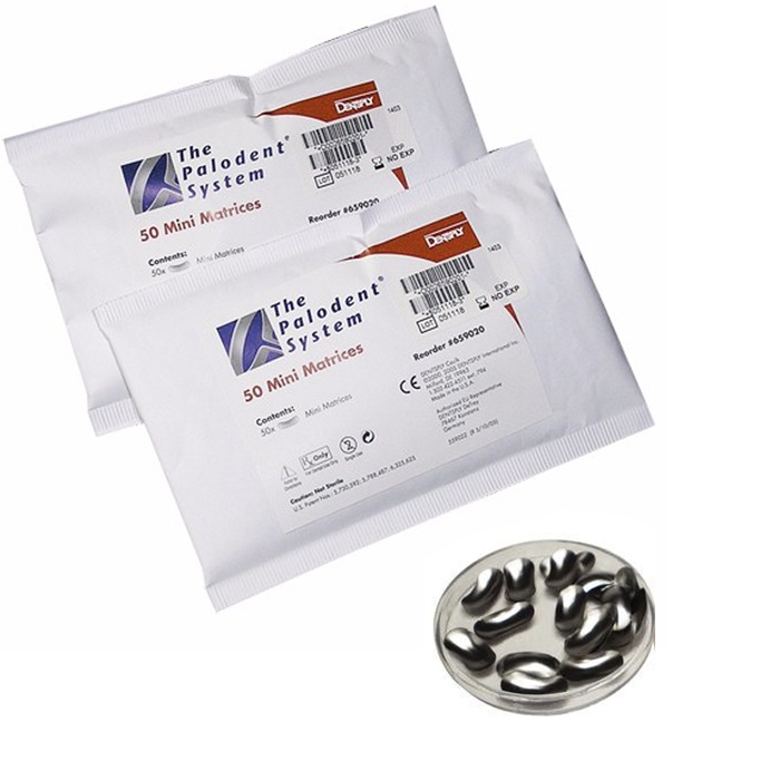 Palodent Standard Replacement Metal Matrices for Dental Restorations