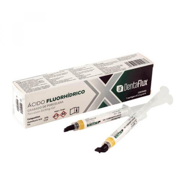 Hydrofluoric Acid Gel 10% – 2 Syringes of 3.5 ml Each