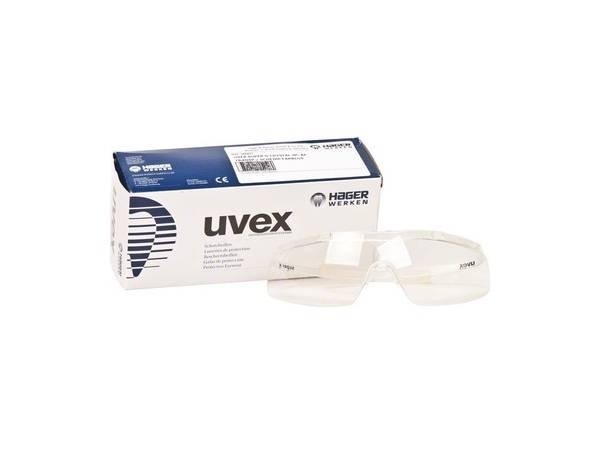 Hager iSpec Super Lite Fit: transparent safety spectacles