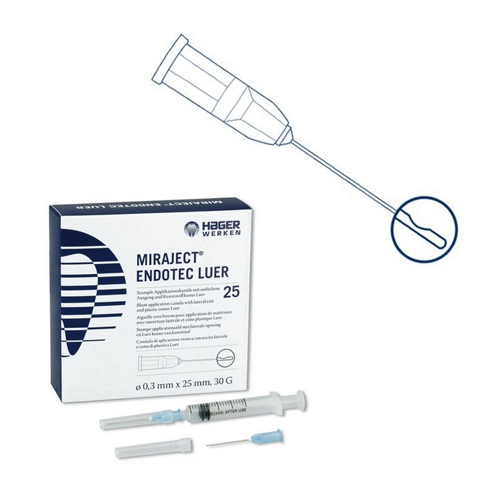 Miraject Endotec: Irrigation Needles (25 pcs)
