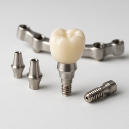Implant Layered Zirconia crown