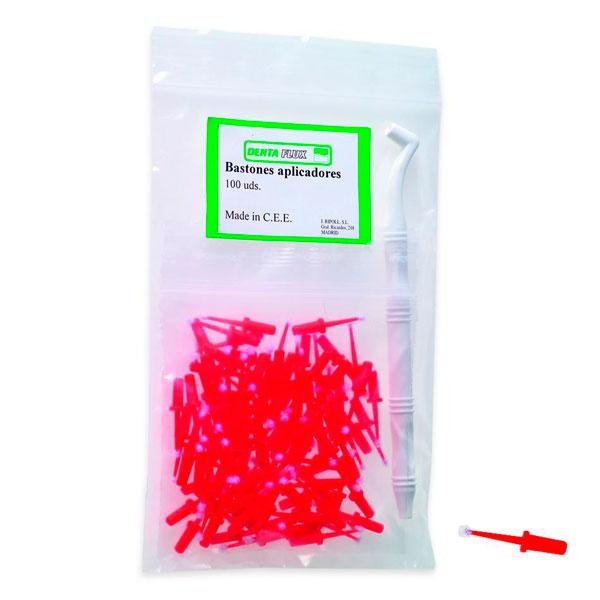 Micro-Applicating Sticks 100 Units for Precise Dental Application