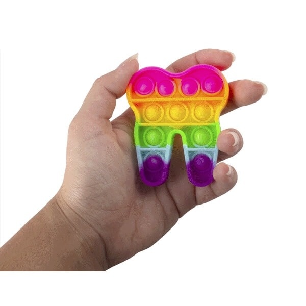 Popitdent Tooth Shaped Stress Reliever Toy - Pack of 20