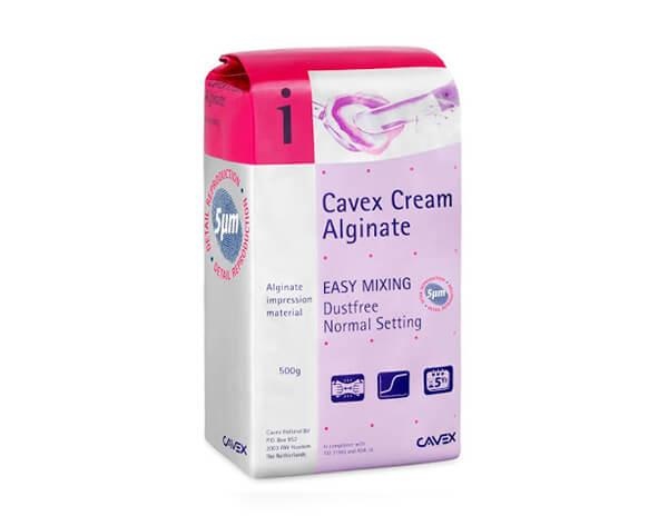 Cavex Cream Alginate Regular 500g for Precise Dental Impressions