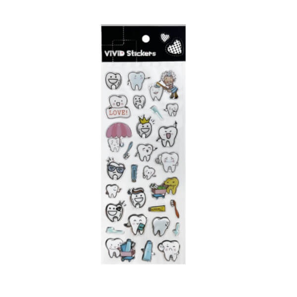 Stickers with Dental Motifs (24 pcs)