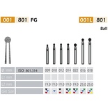 801 HP Diamond Ball Bur FG Turbine (5 pcs)