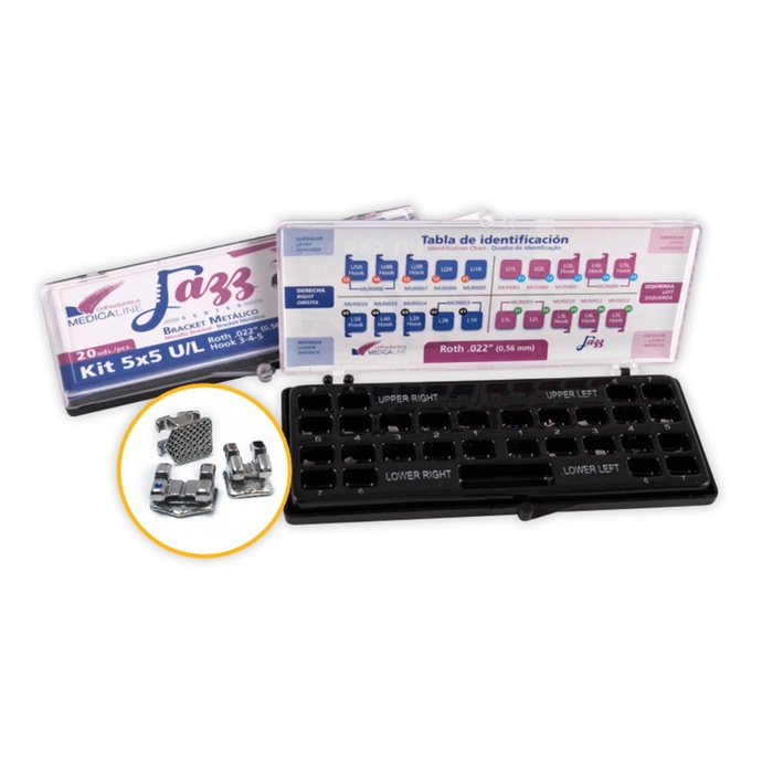 Jazz - ROTH .018" Metal Brackets (Refill 10 pcs)