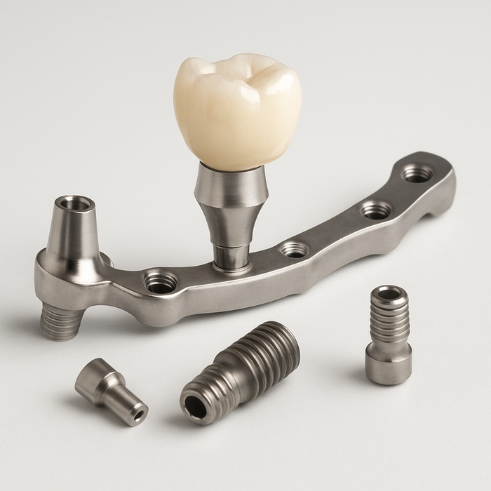Implant E-Max Layered crown