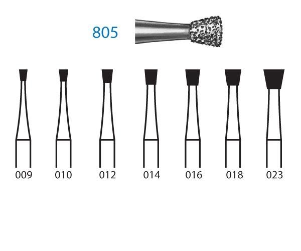 805.314 burs. Diamond Inverted Cone FG (5 pcs)